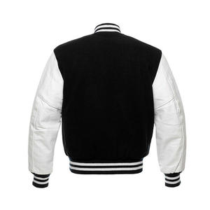 Chaqueta Varsity de Alta Calidad Hecha en Fábrica para Hombre, Estilo Letterman con Mangas de Cuero, Cálida para Invierno, Estilo Formal, Marca Privada - Product Image 2