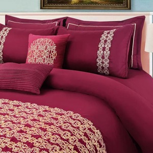 Modern Style 4-Piece Cotton <b>Comforter</b> Bedding <b>Set</b> Solid Pattern Custom Logo Sale High Quality Water Resistant Hotel Washable - Product Image 5