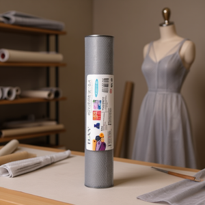 Tessuto a rete americano Ilan Grey 25 cm x 22,8 m per accessori di sartoria - Product Image 2