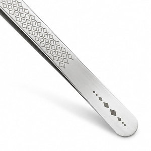 Pinzas de Acero Inoxidable para Pestañas, Herramienta Profesional para la Aplicación y Colocación de Extensiones de Pestañas - Product Image 4