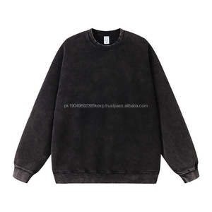 เสื้อสเวตเตอร์ผ้าฝ้ายผู้ชายลายกรดเสื้อสเวตเชิ้ตมีฮู้ดสำหรับฤดูหนาวบริการ OEM ดีไซน์ชั้นนำ - Product Image 1