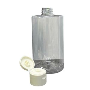High Quality 500ml HDPE Bottle <b>Plastic</b> Cosmetic With Flip <b>Cap</b> Cylinder Top Price Manufacturer OEM ODM Made In Vietnam Wholesale - Product Image 5
