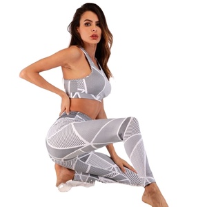 Conjuntos de Yoga de Alta Calidad con Logotipo Personalizado OEM, Ropa Deportiva para Mujer, Conjunto de Yoga para Gimnasio, Conjunto de Yoga para Fitness Femenino - Product Image 1