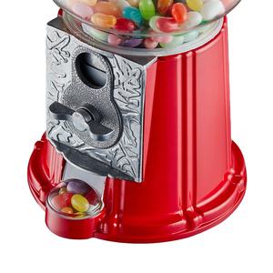 Kwang Hsieh 11" Junior Vintage Red Aluminum Alloy <b>Gumball</b> <b>Machine</b> Classic Old Fashioned Coin Operated Candy Vending English - Product Image 4