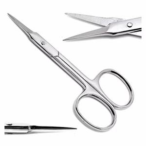 Ciseaux à ongles Morje en acier inoxydable chirurgical, pour droitiers, lames droites et affûtées, manche durable, outil de manucure pour adultes, nail art - Product Image 4