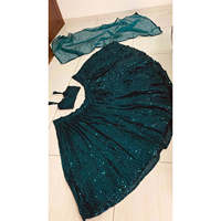 Lehenga Choli de créateur avec broderie séquentielle pour les occasions de fête