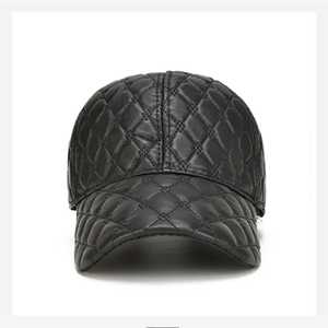Gorra Snapback Unisex con Logotipo Personalizado al por Mayor, Bordado, Cuero Vacuno Genuino, Diseño Casual de Invierno - Product Image 2