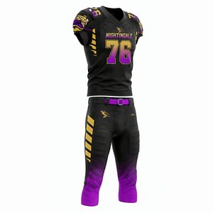 Maillot de football américain, uniforme d'équipe de football, uniforme de football personnalisé, maillot d'équipe de football, uniforme d'entraînement de football - Product Image 4