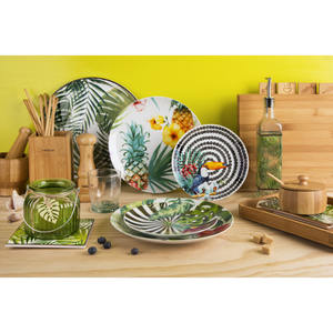 Oliera e Acetiera Excelsa Tropical Chic in Vetro 47 Cl Multicolore - Product Image 2