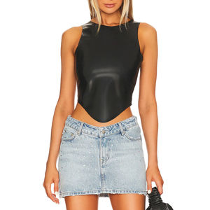 Corsés de Cuero Negros Sexys de Alta Calidad al por Mayor para Club, Tops para Mujer, Personalizados con Logotipo - Product Image 5