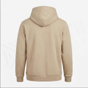 เสื้อฮู้ดผู้ชาย North Approach สีเบจ ผ้าฝ้ายเฟรนช์เทอร์รี่ มีกระเป๋าหน้า สวมใส่สบายๆ สำหรับฤดูใบไม้ร่วง - Product Image 2