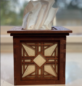 Boîte à mouchoirs rectangulaire en bois d'acacia de qualité supérieure, faite à la main, en bois massif, pour la maison, l'hôtel et le bureau, écologique - Product Image 3