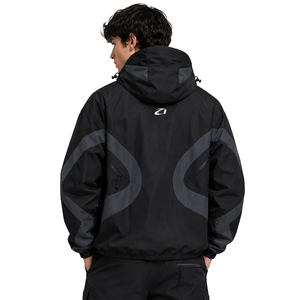 Top Quality Windbreaker Fabric Hoodies for Men Long Sleeve Big Zipper Pockets Custom Men Waterproof Windbreaker Men's <b>Jackets</b> - Product Image 2
