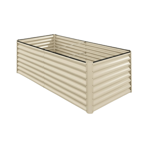 Rectangular Metal Raised Garden Bed Outdoor Corrugated <b>Planter</b> <b>Box</b> Powder Coated Durable Modern Design GB00312 - Product Image 1