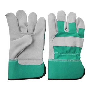 Gants de sécurité de qualité supérieure pour soudeurs canadiens, en cuir de vachette pleine fleur, résistants, doux et confortables, avec doublure en coton, pour soudure professionnelle. - Product Image 2