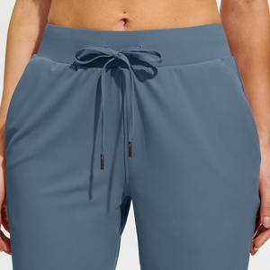 Pantalones Cargo de Mujer Más Vendidos, Corte Regular, Cintura Alta con Cordón, Franjas Laterales Blancas y Negras, Pantalones Casuales - Product Image 6