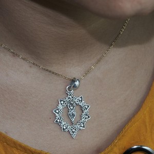 จี้เงินแท้ 925 ทำมือ ดีไซน์โดดเด่น ของขวัญคริสต์มาสและวาเลนไทน์ - Product Image 2