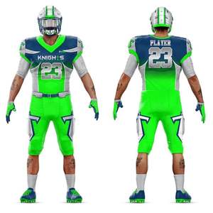 Uniforme de football américain haute performance pour adultes, entraînement léger et respirant en polyester, ensemble personnalisé, maillot de football américain - Product Image 6