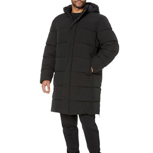 Wholesale Custom <b>Long</b> Puffer <b>Jacket</b> Unisex Hooded Water Resistant Quilted Winter Coat OEM ODM Factory Manufacturer - Product Image 4