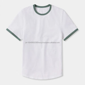 Wholesale Custom Summer 100% Premium Pure Cotton T-<b>shirt</b> Ringer Casual T <b>Shirt</b> for <b>Men</b> T <b>Shirt</b> Printing <b>Men's</b> T-<b>shirt</b> for <b>men</b> - Product Image 5