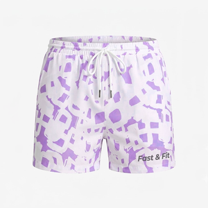 Shorts de sport respirants à séchage rapide en tissu mesh, motif uni, nylon/coton, imperméables et respirants - Product Image 4