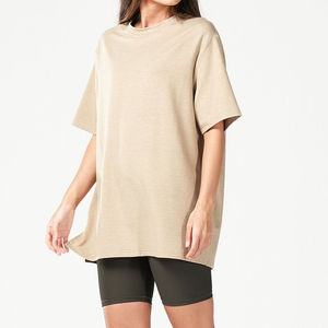 Último Diseño en Ropa Deportiva Activa Personalizada, Ajustada, para Gimnasio, Camisetas Casuales de Manga Corta para Mujer - Product Image 3