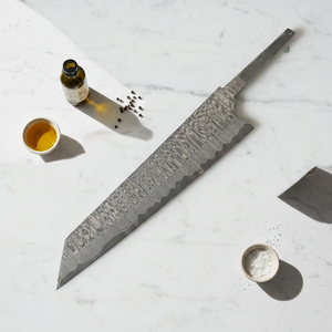 Couteau de Chef Professionnel en Acier Inoxydable Damas Fait Main Durable Écologique Taille Personnalisée Ambidextre Compatible Lave-Vaisselle OEM/ODM - Product Image 2