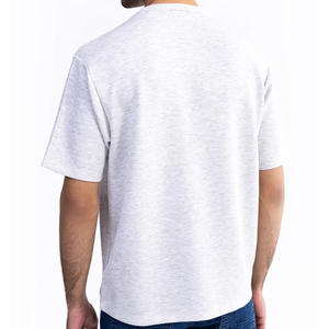 Camiseta de Algodón Personalizada para Hombre con Hombros Caídos, Moda Urbana Premium, Fabricante de Ropa OEM ODM, Proveedor Mayorista - Product Image 6