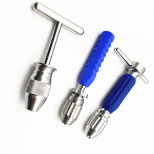 Azicon's <b>T</b>-handle Orthopedic Pin Chuck Wire Driver Jacobs <b>Key</b> Cannulated Drill Handpiece Bone Fixation Surgical Tool Hardware - Product Image 2