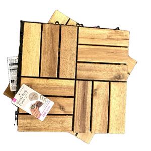 Baldosas de Madera de Acacia Antideslizantes de Primera Calidad, Resistentes al Agua, para Uso en Exteriores, de Alta Calidad, en Oferta, con 5 Años de Garantía - Product Image 6