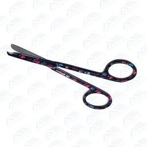 Sharp Stainless Steel Suture <b>Removal</b> 14cm Curved Stitching Scissors Durable Premium Quality Spencer Surgical Veterinary - Product Image 4