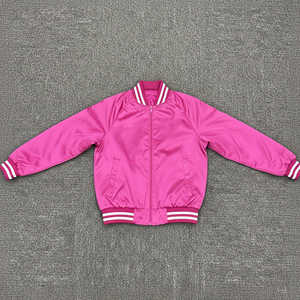 Blouson universitaire en satin pour homme et femme, style Letterman, avec col montant en cuir véritable et ourlet et poignets côtelés, idéal pour l'hiver - Product Image 4