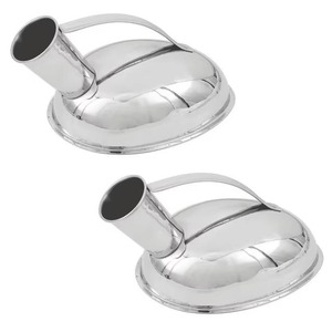 Recipiente de Acero Inoxidable para Recolección de Orina para Hombres, Duradero, Reutilizable, para Usar Junto a la Cama, con Asa Cómoda, Acabado Pulido - Product Image 5