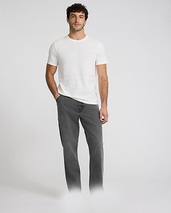 Camiseta al por mayor para hombre, de corte holgado, ecológica, transpirable, con logo personalizado en la parte delantera, 100% algodón, hombros caídos, estilo casual urbano, OEM - Product Image 3