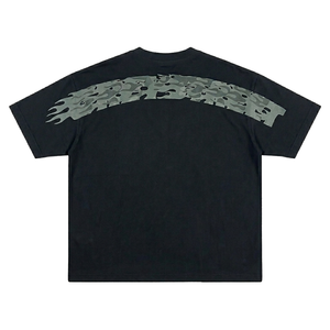 Camisetas de algodón tejido vintage para hombre, camiseta con logo personalizado, camiseta transpirable para hombre, camiseta con serigrafía. - Product Image 6