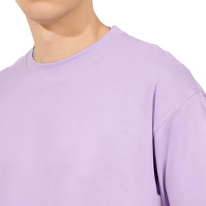 Ensemble T-shirt et short en coton tricoté uni unisexe personnalisé – Tenue deux pièces respirante pour l'été, le streetwear, la gym et le quotidien - Product Image 4