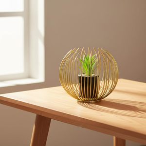 Decoración de Mesa Metálica con Flor Artificial para el Hogar, Sala de Estar, Dormitorio - Product Image 6