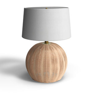 <b>Wicker</b>/Rattan Table <b>Lamp</b> for Home Decor - Product Image 1