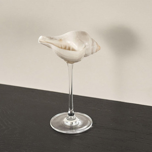 Vaso artesanal para bebidas con conchas marinas náuticas, vasos de alta calidad hechos con conchas marinas naturales. - Product Image 6