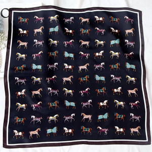 Écharpes personnalisées élégantes, design imprimé, foulard de mode, hijab, châle, écharpe carrée effet soie, vente en gros - Product Image 6