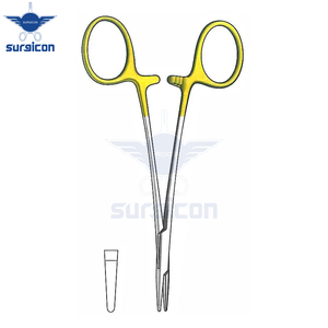 ที่จับเข็มผ่าตัด Nagata ขนาด 11.5 ซม. / 4-1/2 นิ้ว พร้อมหัวทังสเตนคาร์ไบด์ TC GOLD สำหรับการจับเข็มอย่างแม่นยำ - Product Image 3