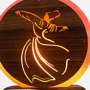 Lampe en sel rose de l'Himalaya 100% naturelle de qualité supérieure, sculptée, pour décoration intérieure, unique, vente en gros OEM, sachet/bouteille - Product Image 5