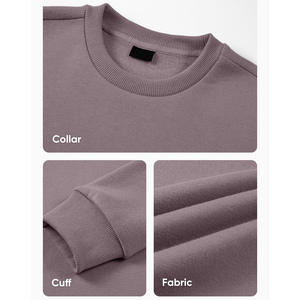 High Quality Soft Cotton Professional Design Custom Made Wholesale Oem&odm Service Basic Cotton Blended Price New Men Sweatshirt - Product Image 3