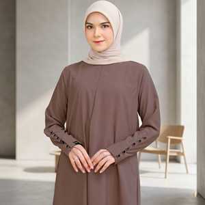 Traditional Muslim Women's Three-Layer Full Cover Niqab Khimar Hijab Eid Ramadan from Direct Factory with LOW MOQ OEM/ODM Accept - Product Image 3
