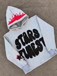 เสื้อฮู้ดดี้ดีไซน์เนอร์ทรงโอเวอร์ไซส์สำหรับผู้ชาย สไตล์สตรีท VVS มีสินค้าพร้อมส่งภายใน 3 วัน ผลิตเสื้อผ้า V1V2 ฮู้ดดี้ - Product Image 2