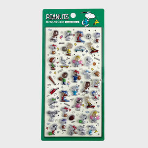 Pegatinas BONBON, Serie de Pegatinas 3D de Cristal Snoop, Productos Oficiales con Licencia, 4 Tipos Aleatorios, 1 Hoja, Venta al Por Mayor B2B - Product Image 3