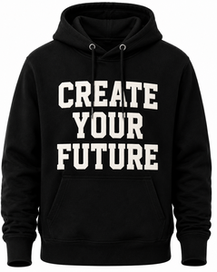 Sweat à capuche pour homme en molleton 100% coton French Terry épais, avec impression personnalisée premium en relief, style streetwear - Product Image 1