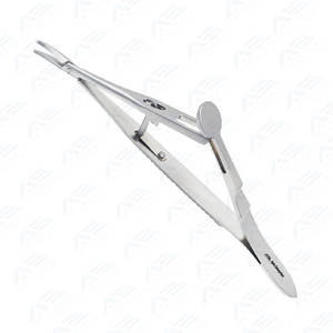 Porte-aiguille de précision Kalt incurvé, longueur totale 14 cm, instrument médical sécurisé et précis avec verrouillage pour une fiabilité accrue - Product Image 6