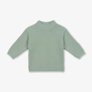 เสื้อสเวตเตอร์เด็กเล็กแบบคอวี ผลิตจากผ้าฝ้าย 100% รับผลิตแบบ ODM & OEM  ถักด้วยเครื่องจักร เป็นมิตรต่อสิ่งแวดล้อม ส่งออกจากเวียดนาม ขายส่ง - Product Image 4