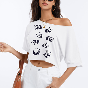 Top Corto Transpirable para Uso en Exteriores, Top Corto de Moda con Cuello Barco para Mujer, Top Corto de Nuevo Estilo para Mujer - Product Image 2